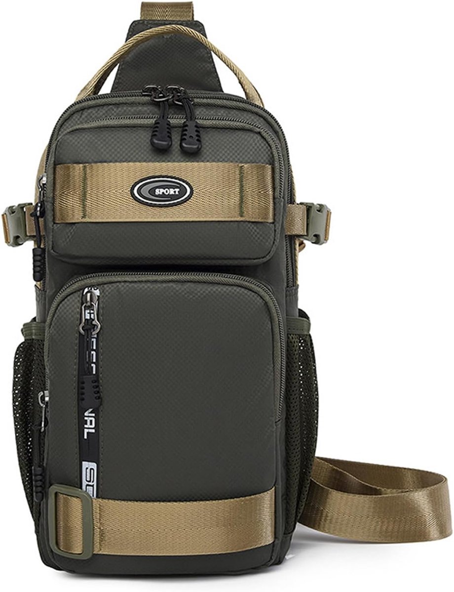 FANDARE Chest Bag for Men, Belly Bag, Shoulder Bag, Shoulder Bag, Men, Chest Bag, Boys, Small Crossbody Sling Bag - ShopVlot
