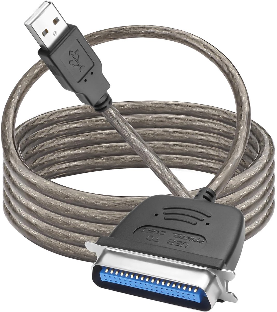 MEIRIYFA USB 2.0 to Parallel IEEE 1284 CN36 Printer Adapter Cable, USB to IEEE-1284 CN36 Parallel Printer Cable for - ShopVlot