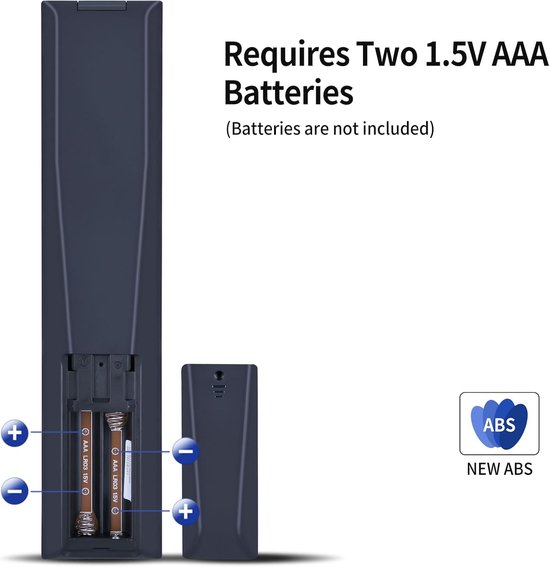 Nue Vervangende afstandsbediening compatibel met JVC Android Smart TV LT-24VAH3455 LT-32VAF3255 LT-32VAH3355 - ShopVlot — afbeelding 3