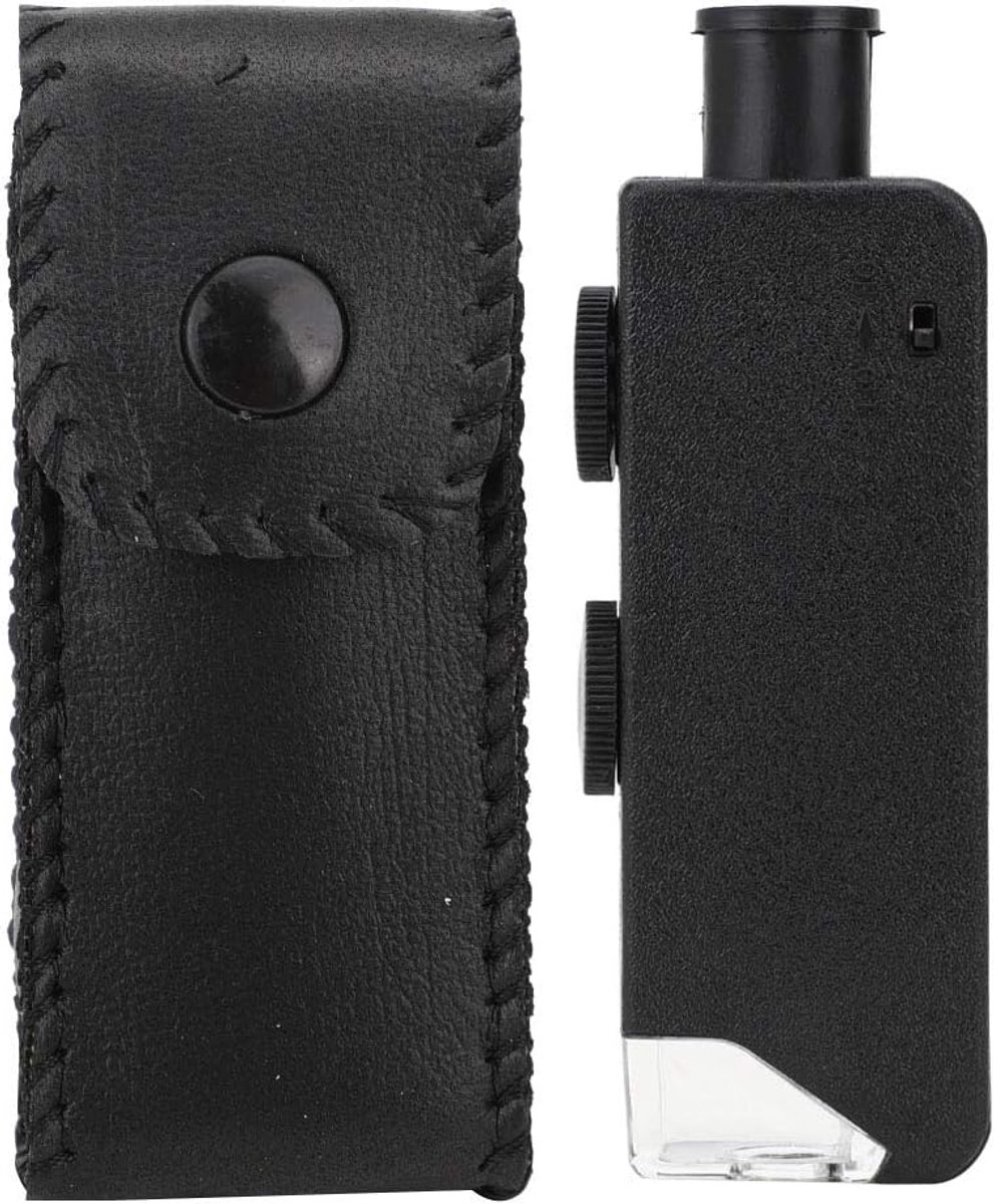 Pocketmicroscoop 60-100x - Verstelbare LED-lamp - Compact en lichtgewicht - Ideaal voor observatie - ShopVlot