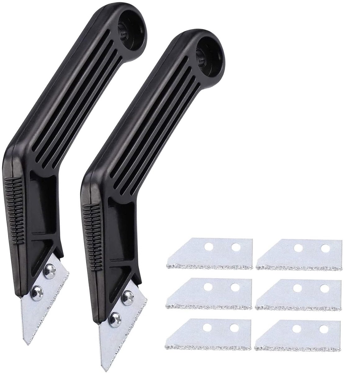 Grout remover set - 2 stuks - Carbide materiaal - Ergonomisch ontwerp voor eenvoudig mort verwijderen - ShopVlot