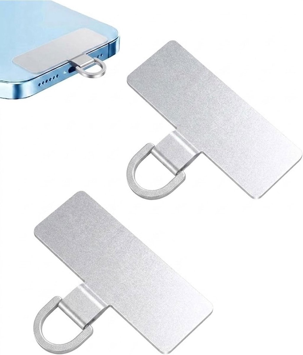 Roestvrijstalen telefoonkoord set van 2, ultradun en duurzaam, ideaal voor telefoonbanden en patchadapters