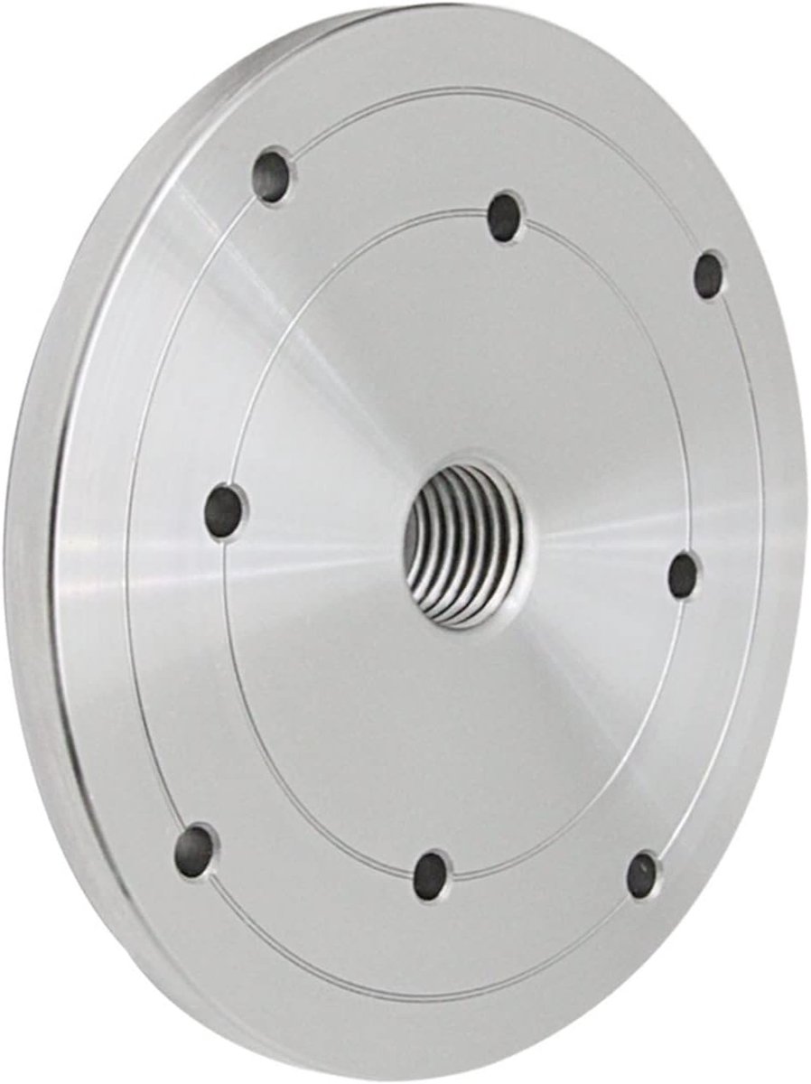 150mm Woodworking Car Bed Panel, Rust Rust, Fit for 1 Inch x 8TPI, M1 8x2.5, M18x2.5 Thread Woodworking Machine Chuck - ShopVlot