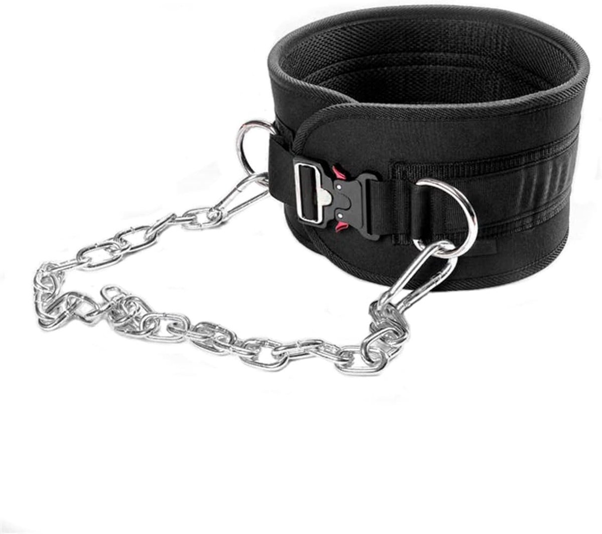 Dip Belt with Chain Body Building Weightlifting Weight Belt - ShopVlot