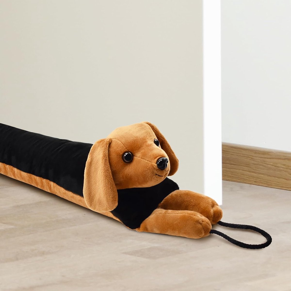108 cm Dog Draught Excluder Heavy Draught Excluder for Doors, Noise Insulation, Cold Protection, Air Stopper with - ShopVlot