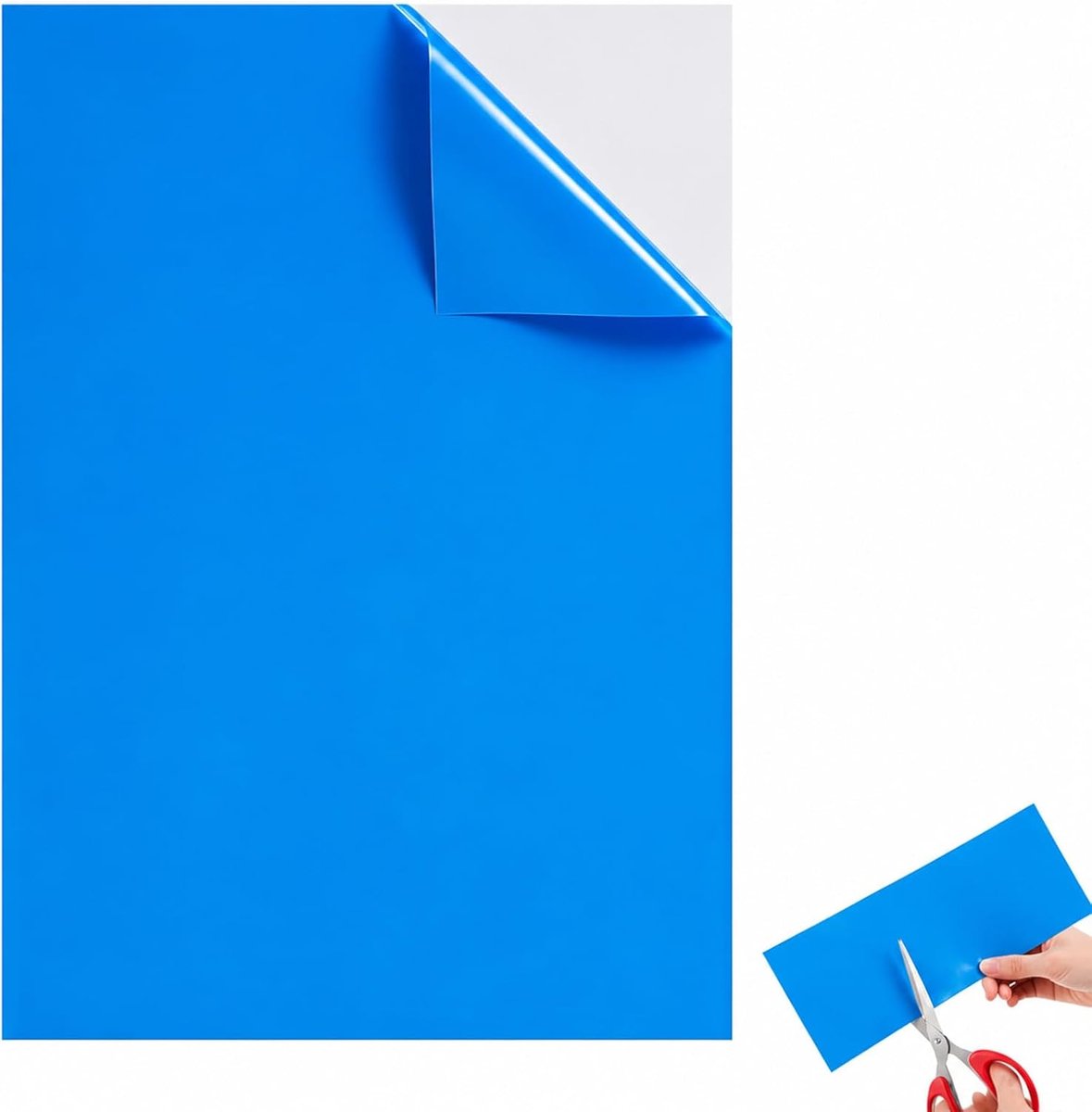 Zelfklevende PVC reparatiepatch voor zwembad en opblaasbare artikelen, blauwe waterdichte herstelpleister op maat - ShopVlot