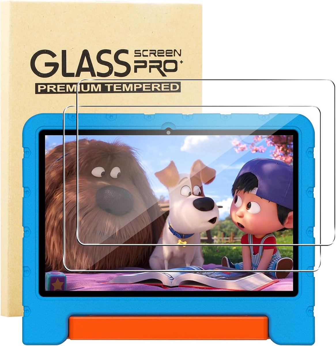 KUSINHOKA Tempered Glass for ZIOVO Z138 Tablet (10 Inches), Pack of 2 Hardness, 9H Hardness, Scratch, Bubble-Free, HD - ShopVlot