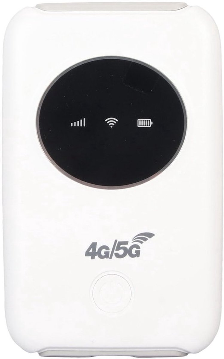 Ontgrendeld 5G LTE WiFi-modem 300 Mbps 5G Hotspot Draagbare Router 3200 mAh Batterij Wit voor Reizen Zakenreis