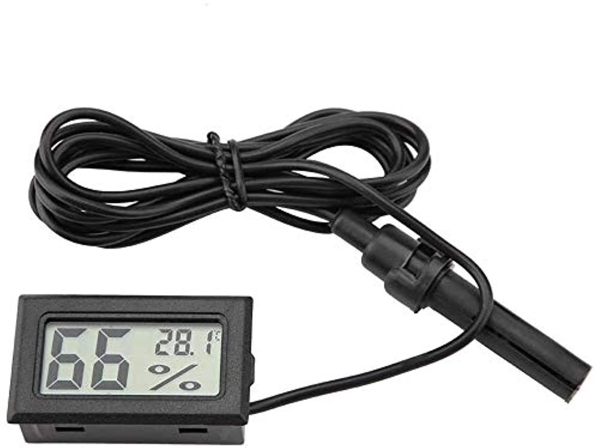 Solidchoice - 2-in-1 Digitale Thermometer en Hygrometer voor Reptielen