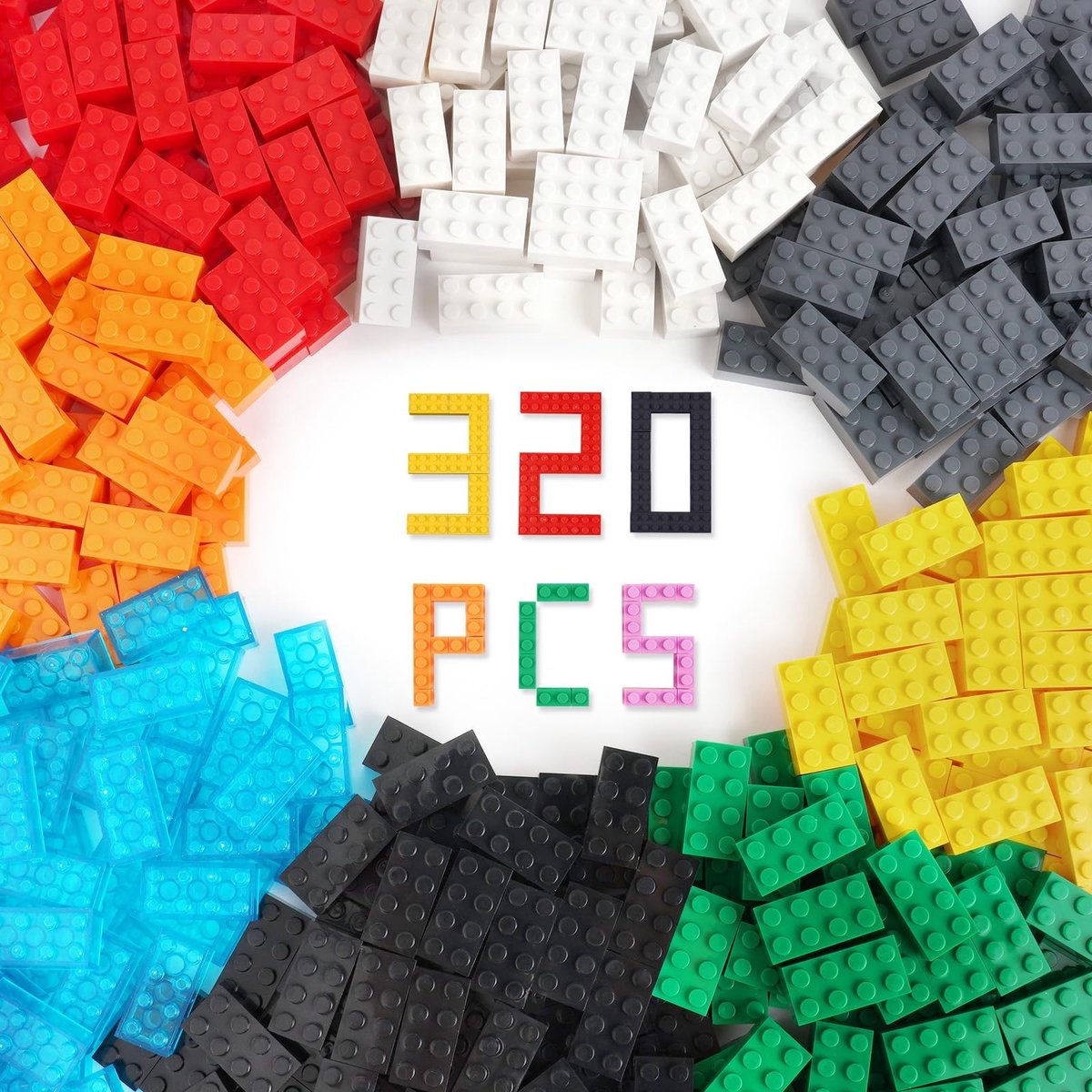 Solidchoice - 320-delige Bouwblok Set met Gereedschap voor Kinderen