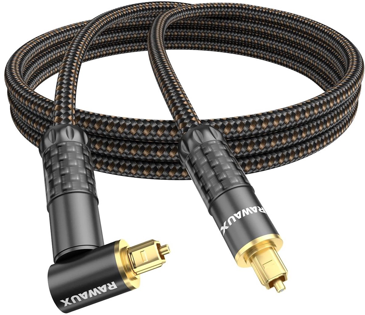 Solidchoice - 2M Digitale Optische Audio Kabel met 90 Graden Hoek