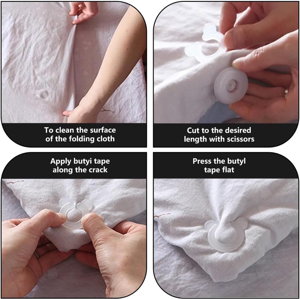 Duvet cover clips 20 stuks - transparant - voor optimale grip - ongestoord slapen - ShopVlot