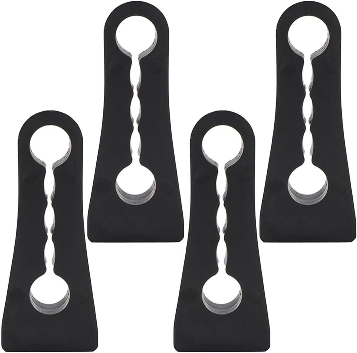Schokbreker autodeurslot rubber - 4 stuks - geluidsdempende buffer - comfortabeler rijden - ShopVlot