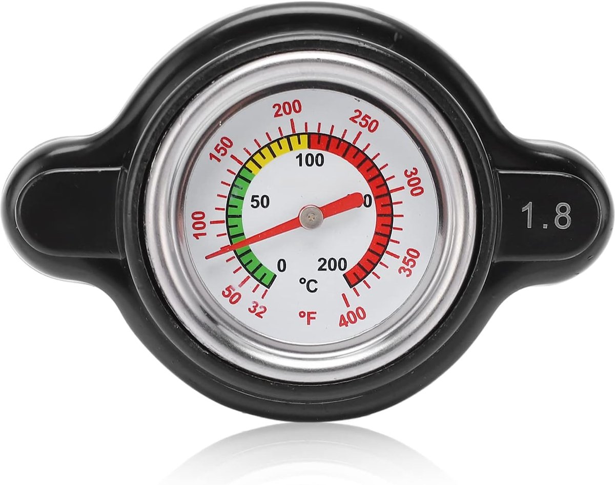 Radiator thermometer meter cap - hoge druk 1.8 bar - vervanging met hoge nauwkeurigheid - voorkomt lekkage - ShopVlot