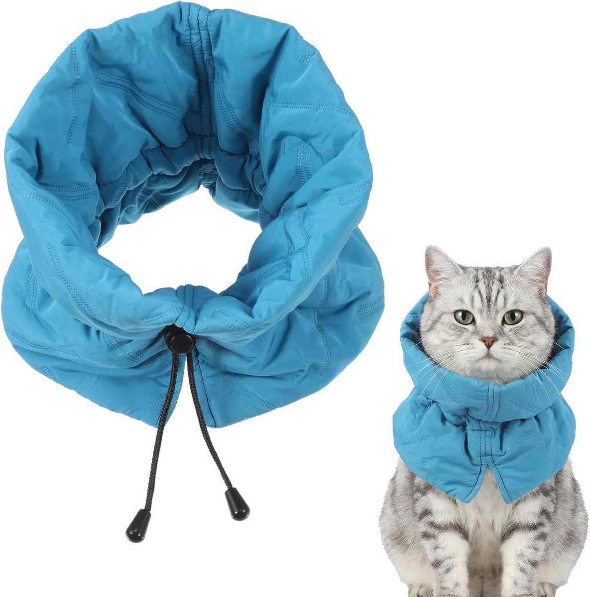 Cat Collar Leak Protection Cat - Soft Collar for Cats After Surgery, Adjustable Leaks and Scratches Protection, for - ShopVlot