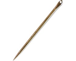 HEMAD Viking medieval sewing needle (1 piece) handmade medieval waked needle made of brass model: Skadi - ShopVlot