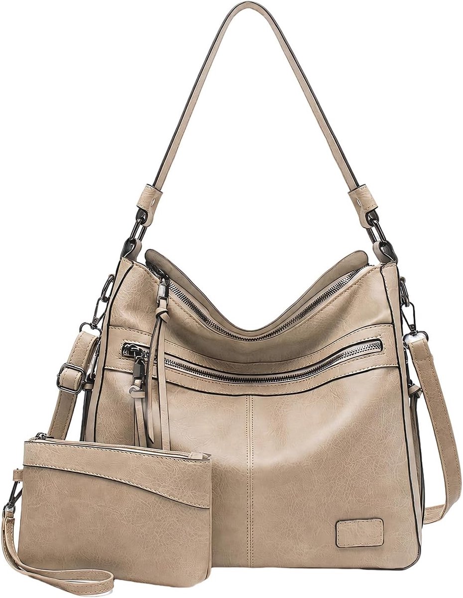 Handbag and bag set handbags for women PU leather shoulder bag large hobo bag ladies gifts for girl shopping bags - ShopVlot