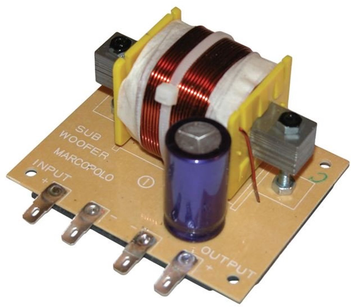 Subwoofer filter 600W - passief 4 ohm - crossover frequentie 120Hz - optimale geluidsweergave - ShopVlot
