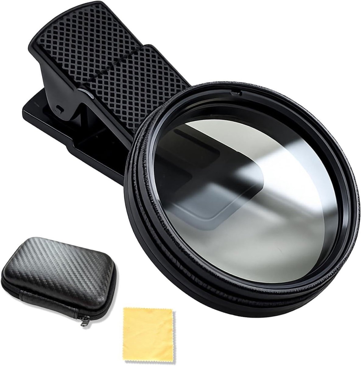 Camera Lens Set voor Smartphones met CPL Filter en Universele Clip voor Betere Kleuren en Beeldkwaliteit - 52 mm Polaroid Filter