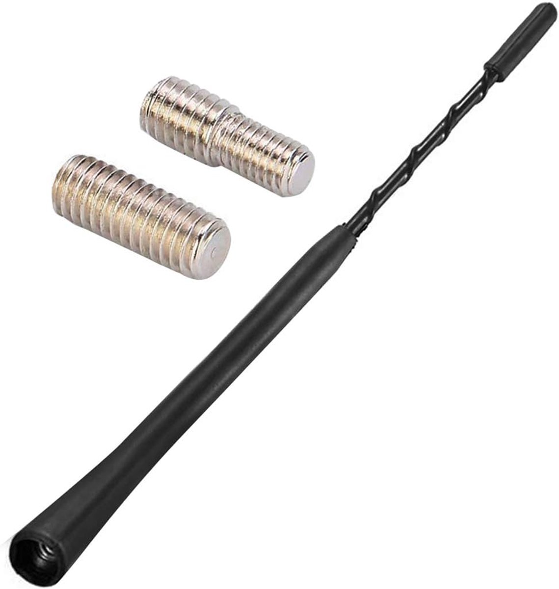 Car antenna, 9 inch universal car radio antenna, replacement Car Radio antenna Mast with 5mm 6mm Adapter, Excellent - ShopVlot