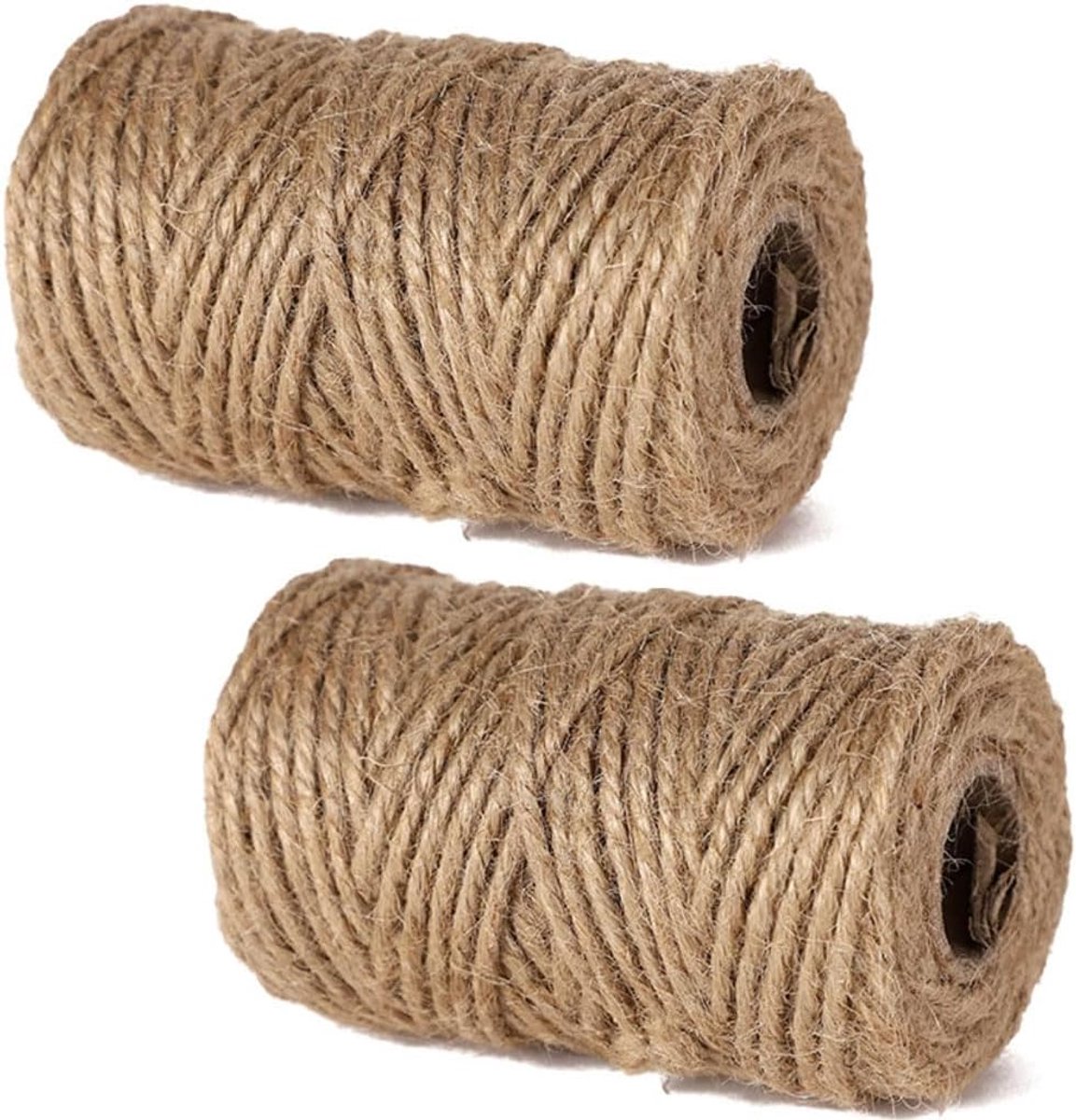 Jute Cord, 200m Brown Jute Cord, Jute Yarn, Brown Cord, 1.5mm Jute Cord for Garden, 3 Ply Craft Cord for Crafts, Jute - ShopVlot