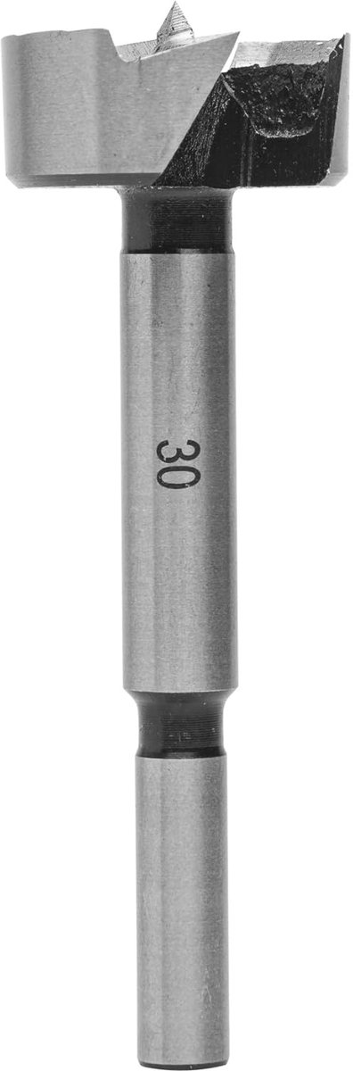 ENT 40230 Forstner drill premium version forged, Drill diameter (D) 30 mm, Useful working height 60 mm, Shank length - ShopVlot
