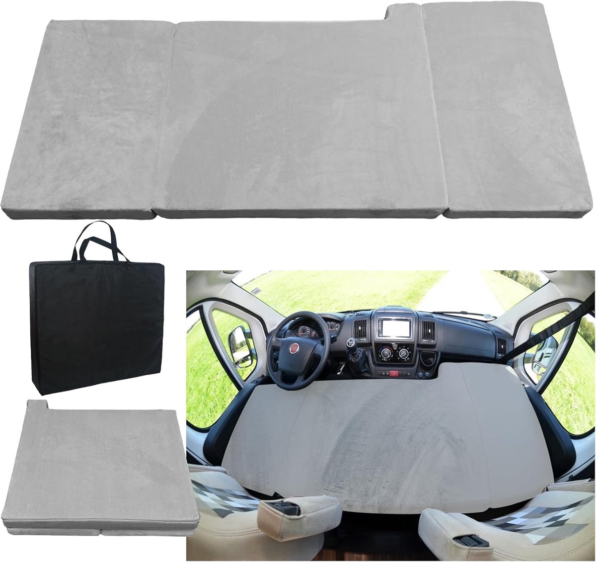 Portable Thickened Folding Mattress Compatible with Fiat Ducato, Citroen Jumper, Peugeot Boxer Camper (2002-2023) - ShopVlot