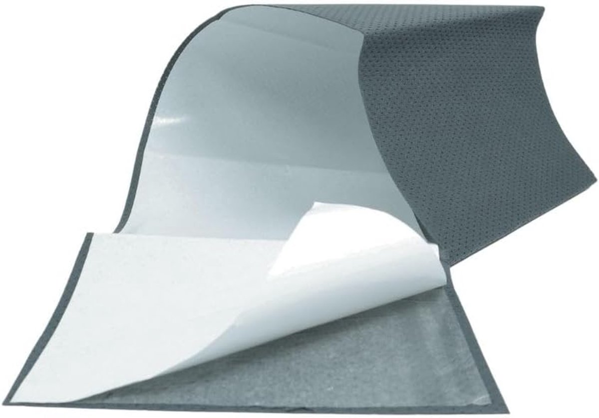 Universeel caravan dekzeil - Grootte: 22x150cm - Waterafstotend grijs zeil met elastisch koord aan de zoom voor - ShopVlot