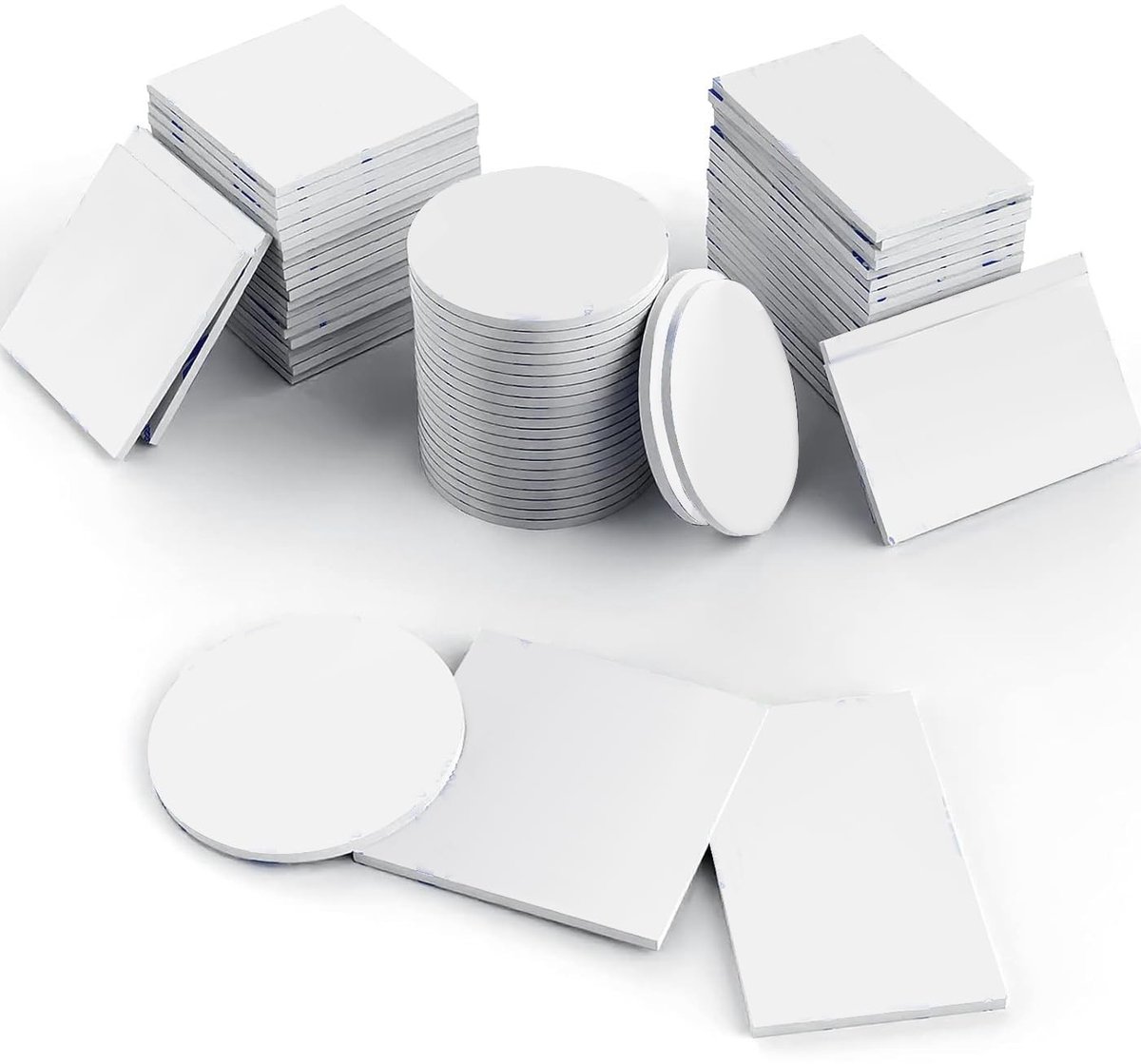Dailygoods- Foam Tape Extra Sterk - Plakbandhouder - Plakband Rollen - Plakband Dispenser - Waterdicht - 60 Stuks met Diverse Maten