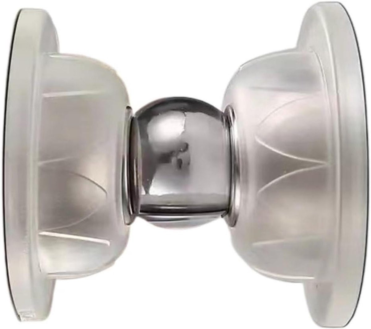 Magnetische Deurstopper - Deurhouder - Deuren Open Houden - Zonder Boren Installeren - 20x20x20 cm - Wit