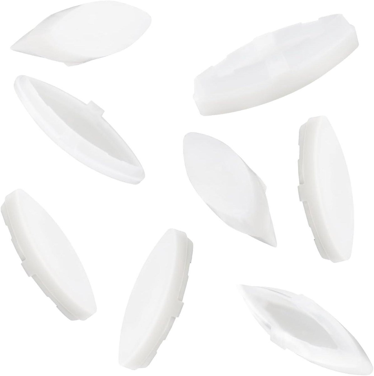Toilet Zitting Bumpers - Zitting Dempers - Stabiel Zitten - Verbeterde Stabiliteit - 8 Stuks - Wit