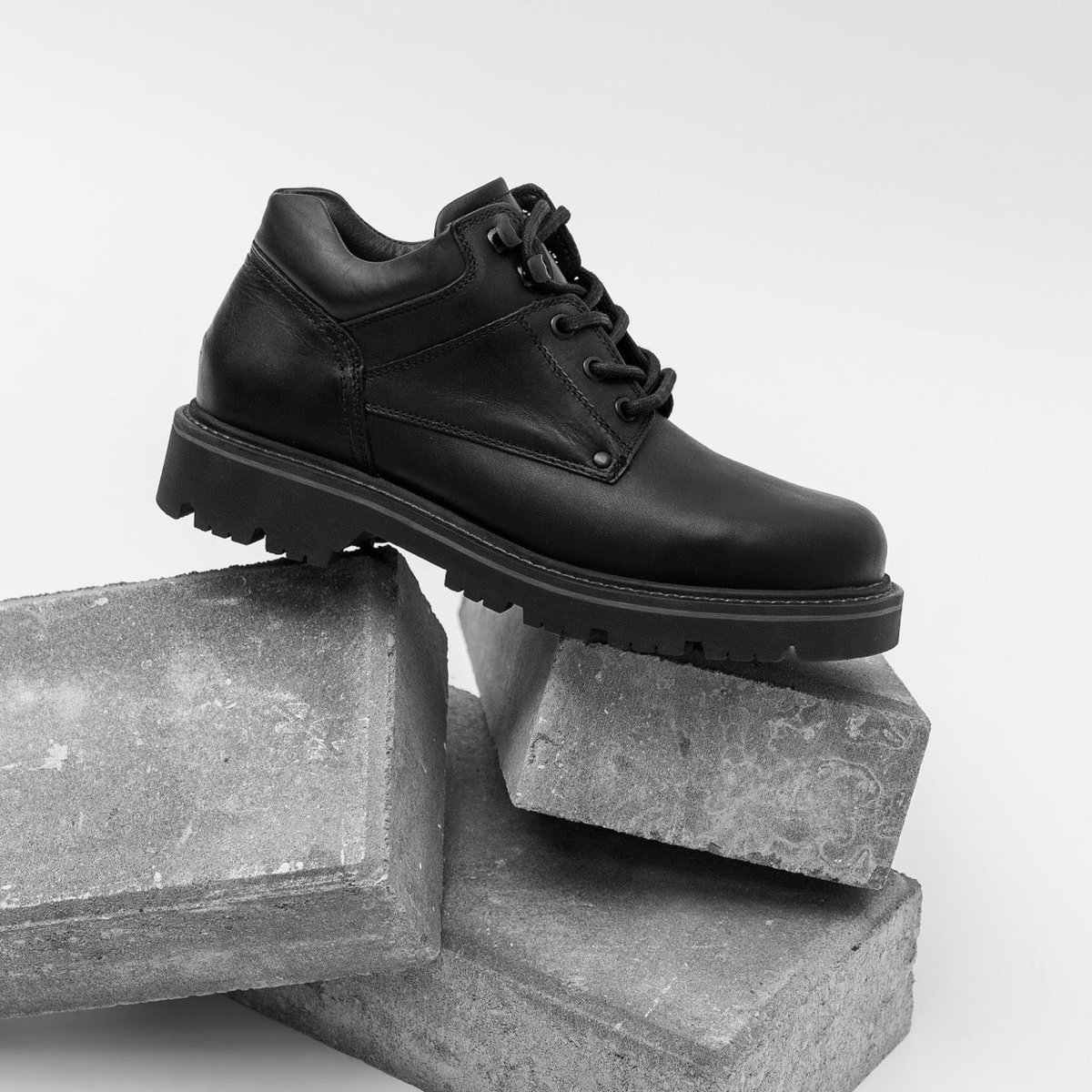 Nordland new thunder ankle boots heren leer Zwart