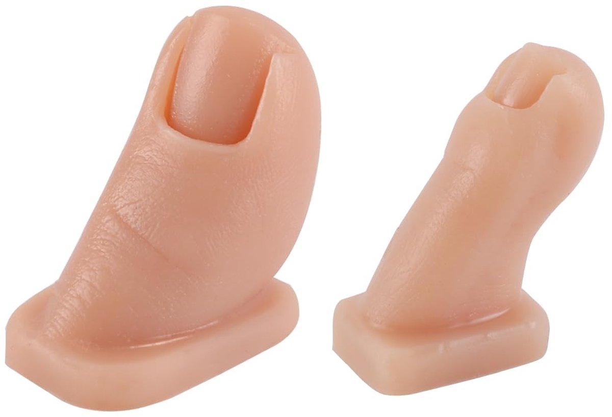 Dailygoods - Siliconen Nageltraining Vinger voor Realistische Nagelkunst