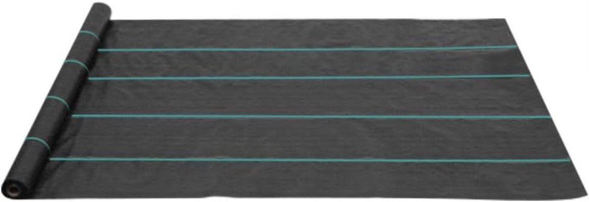 Tuinbodembedekker - Onkruiddoek Landschap - Voorkomen Onkruidgroei - Hoge Breeksterkte - 2x5m - Zwart