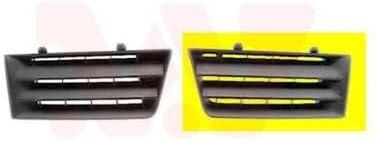 Radiatorrooster - Grille Afdekking - Auto Onderhoud - Kwaliteitsproduct - 40 x 29 x 12 cm - Zwart