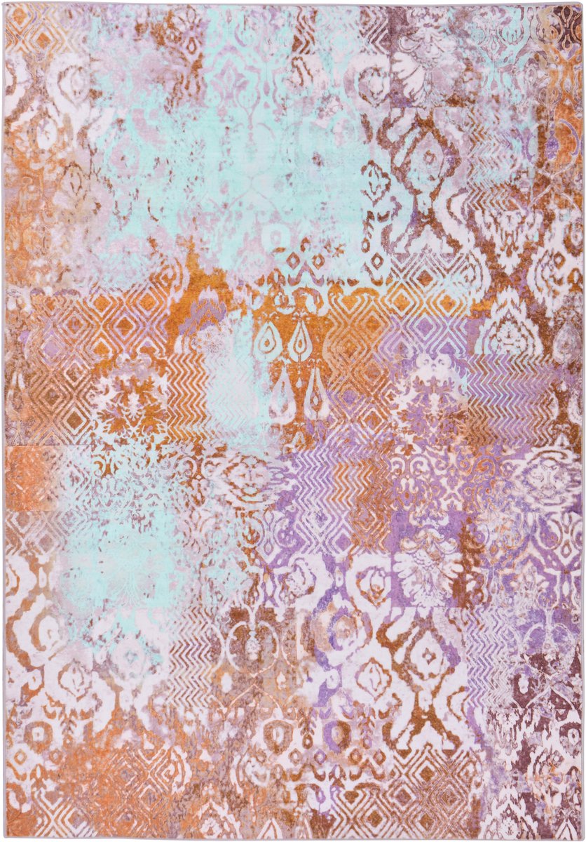 ZENVIRA - Vloerkleed - Meerkleurig - 160 x 230 cm - Polyester