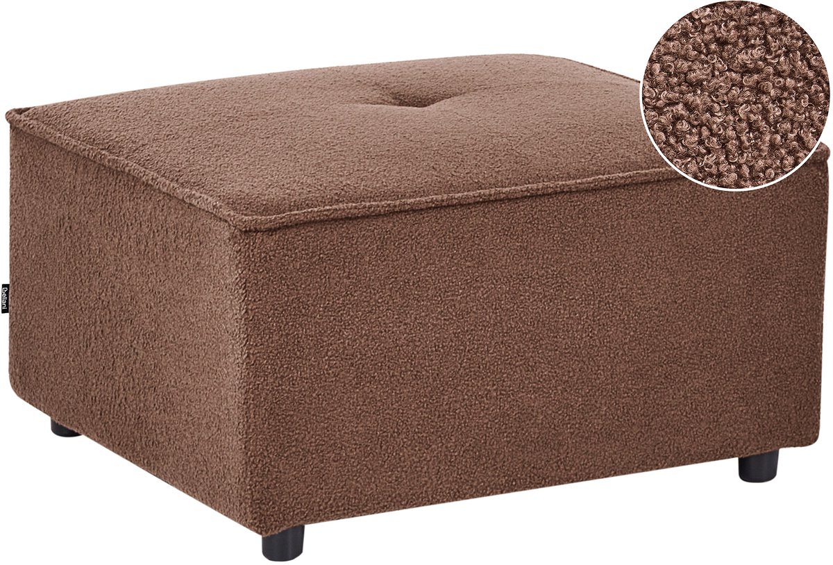 AXEBO - Ottomaan - Bruin - Bouclé