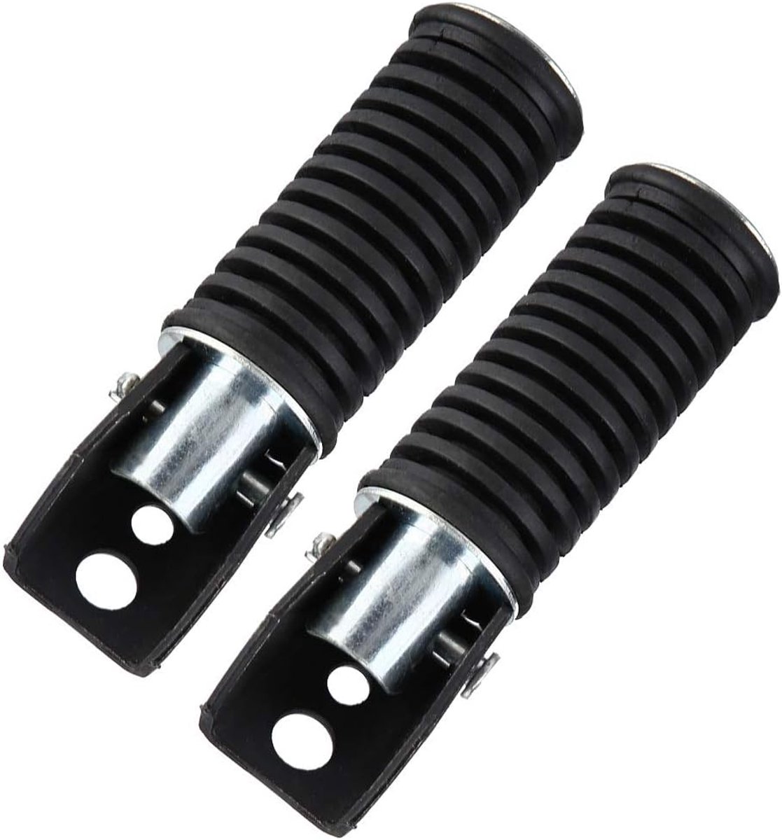 SnelShoppen - Motorcycle Footrests - 1 Paar Achterpassagier Voetsteunen, Voetsteun Pedalen voor GN125/QJ25/GS125/GT125-5, Duurzaam en Comfortabel