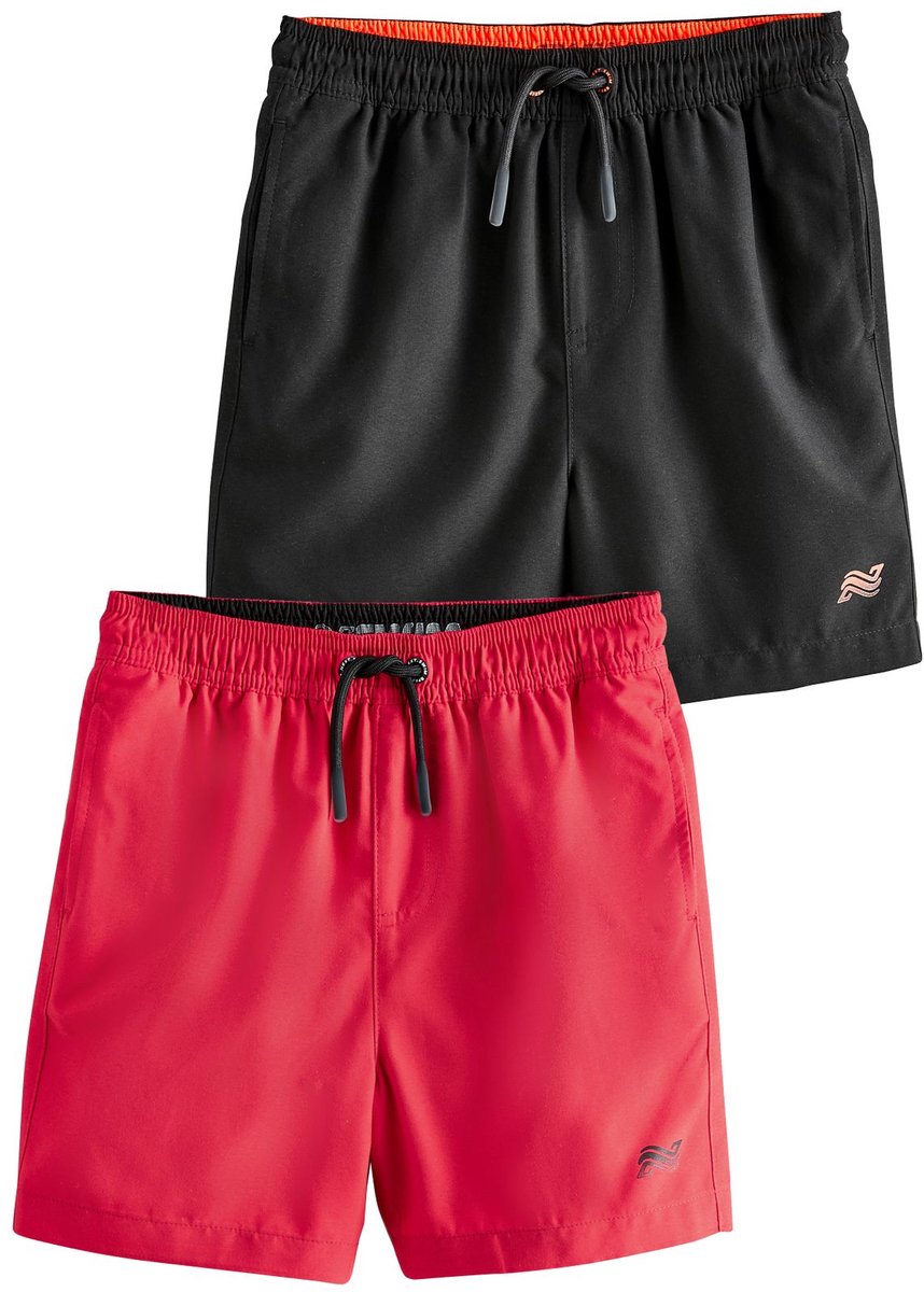 Next - Jongens - Set van 2 zwembroeken - Rood