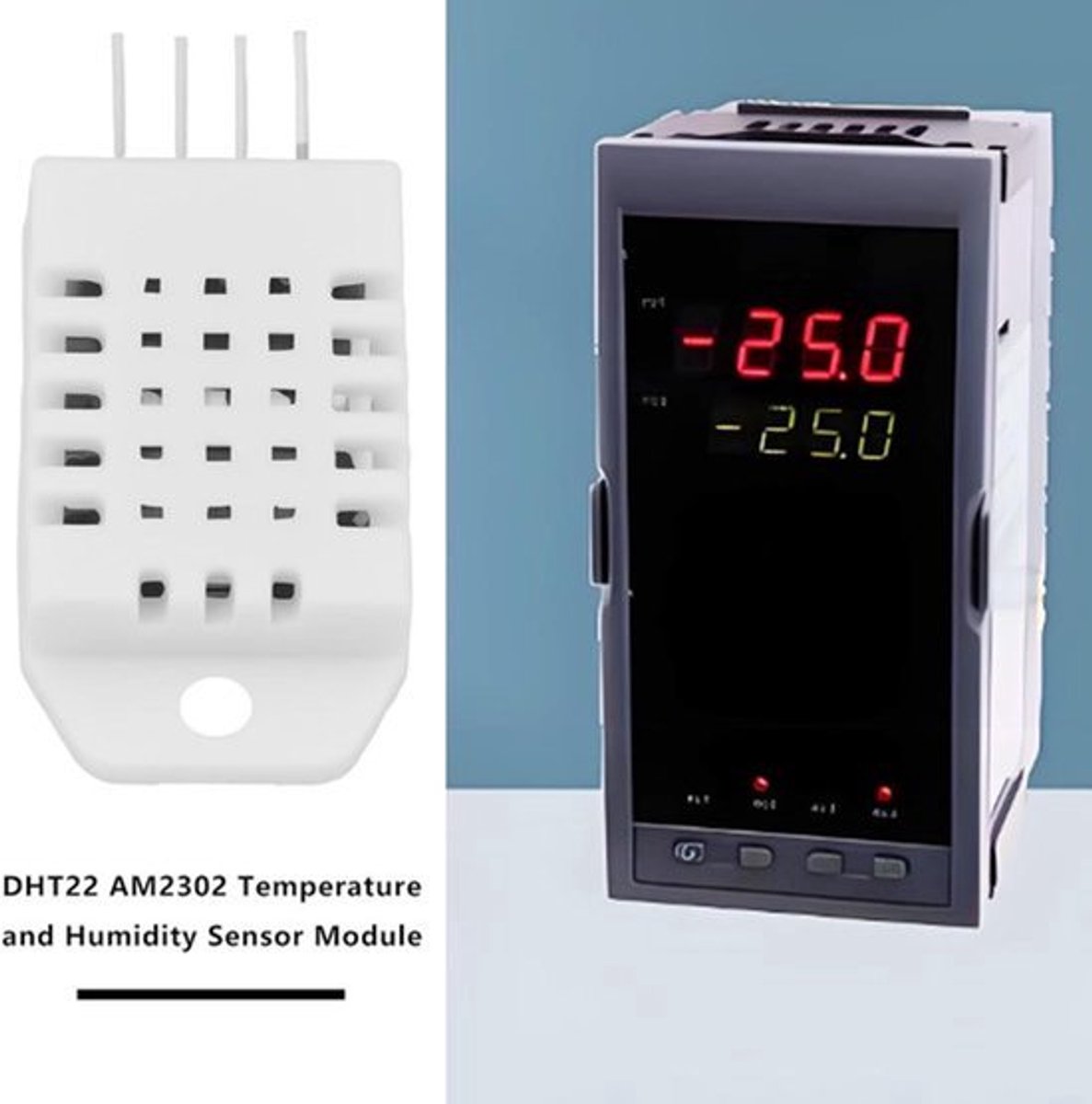 Digitale temperatuur- en vochtigheidssensormodule DHT 22 (4 stuks) - compatibel met Arduino en Raspberry-Pi