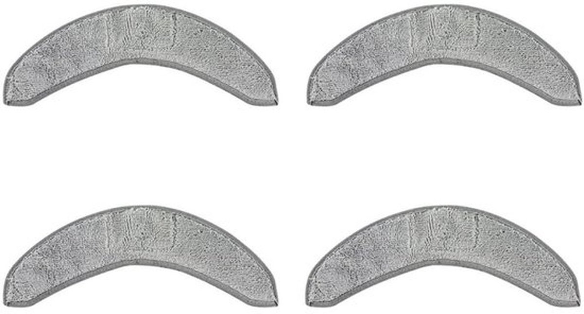 4 Stuks Wasbare Natte Dweilpads geschikt voor iRobot Roomba Combo j7+ en Combo j9 + - Stofzuiger onderhoud en reinigings accessoires
