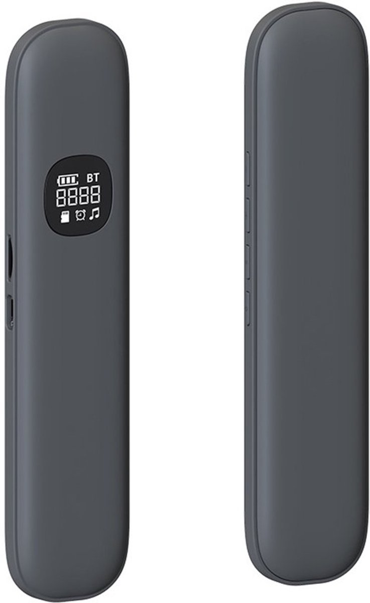 Bluetooth-kussenluidspreker, slaaphulpmiddel met botgeleiding, 11 soorten witte ruis, 400 mAh-batterij, compatibel met TF-kaart, automatische timer, stil en draagbaar (grijs)