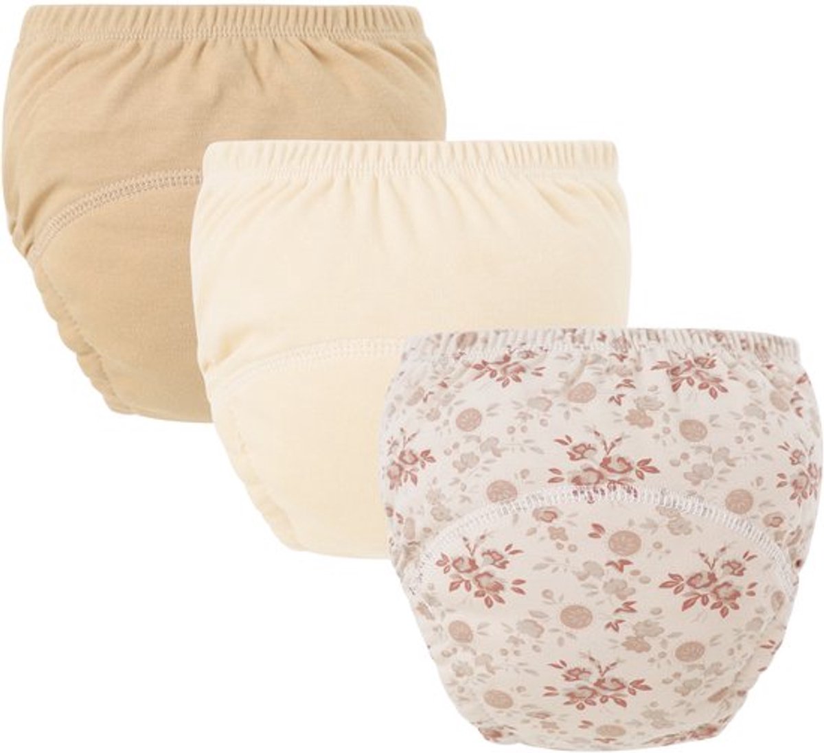 3-pack meisjesondergoed - Baby katoenen trainingsbroekjes - Herbruikbare peuter-toilettrainingsbroekjes - Ademende kinderluiers - Geschikt voor jongens en meisjes van 12 - 18 kg