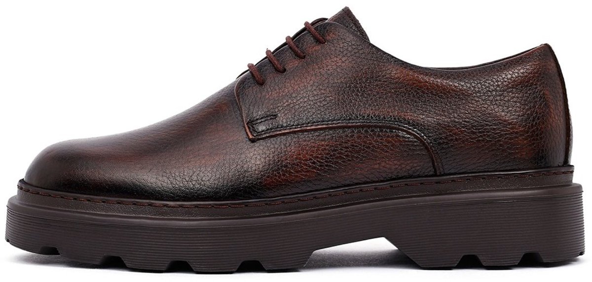DERIMOD Casual Lace-ups Leather Casual Lace-up Shoes