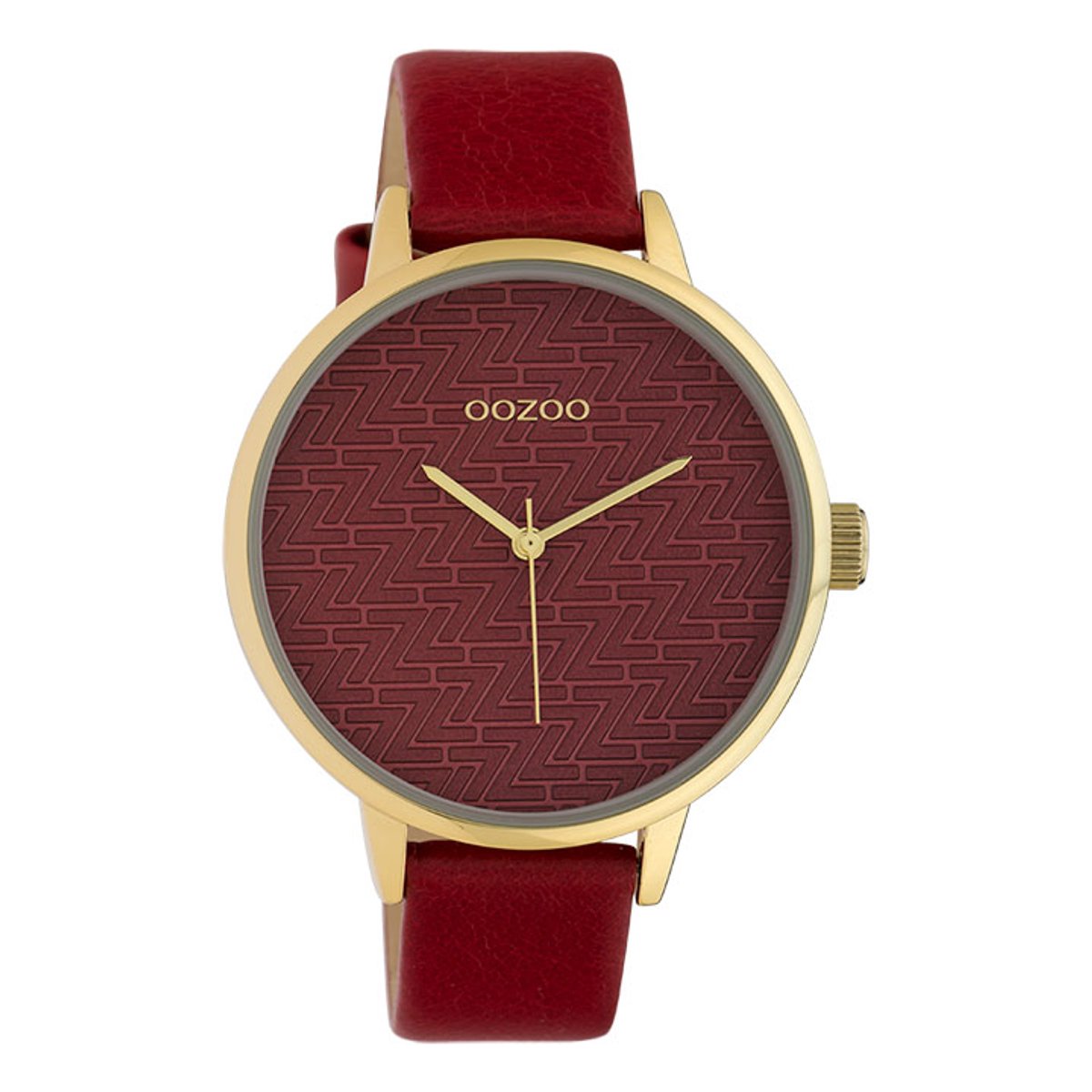 OOZOO Vintage series - Black watch with black stainless steel bracelet - C20025