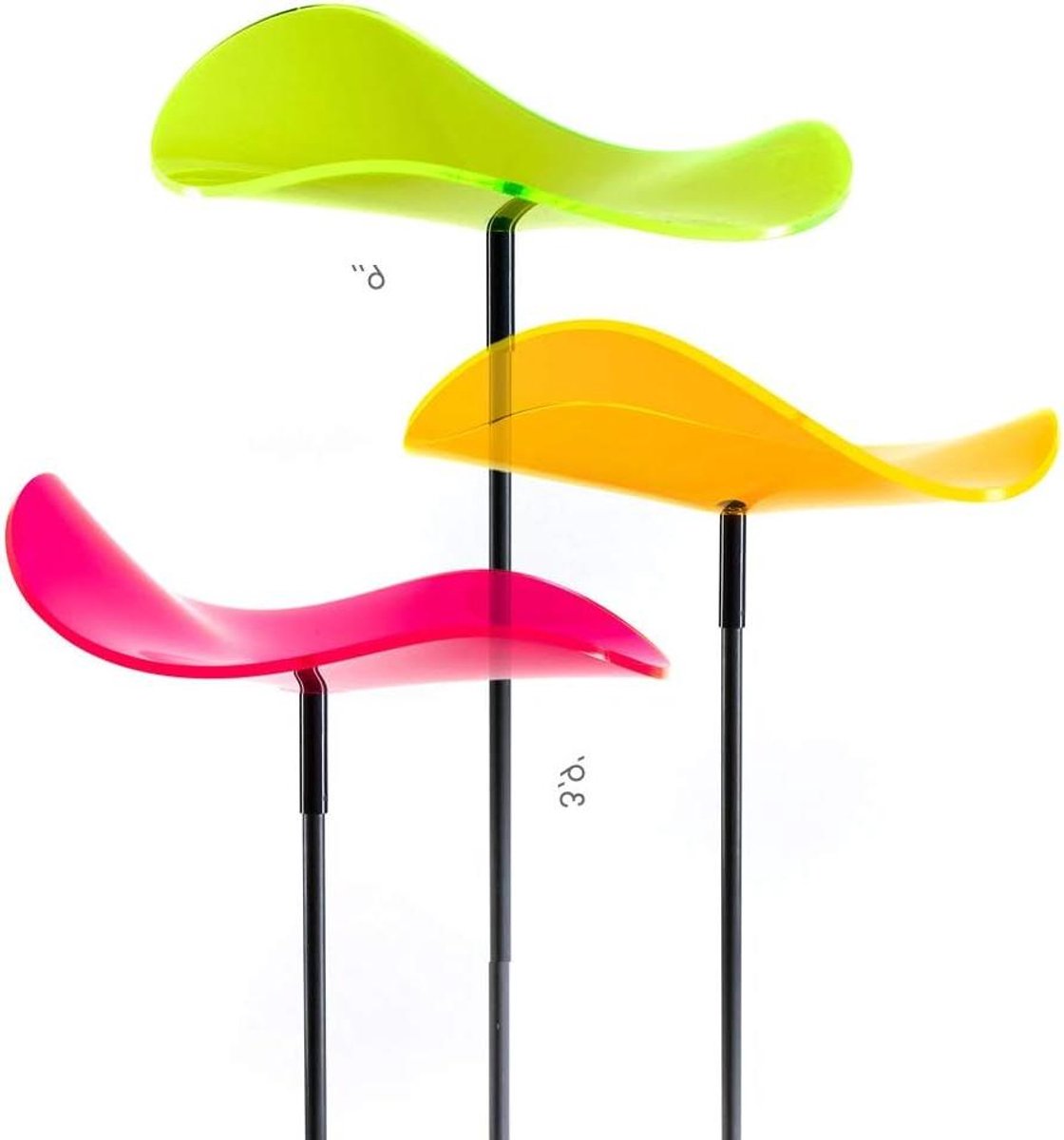 Zonnevanger Set - Decoratieve Bloem - Tuin Decoratie - Origineel Ontwerp - 120 cm Hoog - Multicolor