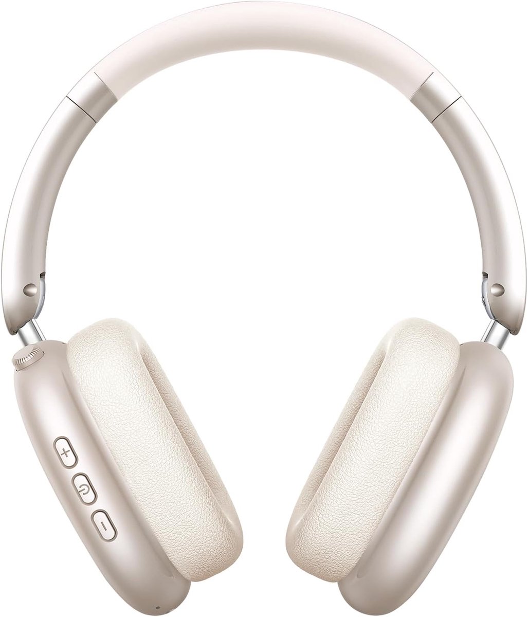Noise Cancelling Koptelefoon - Over-Ear Hoofdtelefoon - Muziek Luisteren - Hi-Res Geluid - 48 Uur Batterijduur - Sterrenlicht