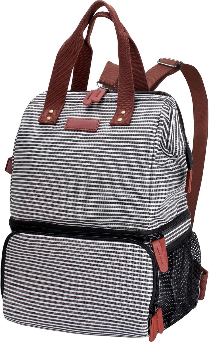 SnelShoppen - Koelrugzak 20L Dubbel Geïsoleerde Koeltas - Lunchtas, Thermotas, Lekvrij, Picknicktas voor Dames en Heren - Perfect voor Kamperen, Wande