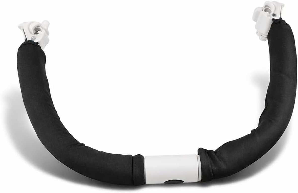 SnelShoppen - Verstelbare Kinderwagen Handgreep Trolley Bumper Grip Handvat Veilig Armsteun Bumper Bar voor Baby Kinderwagen (Zwart)
