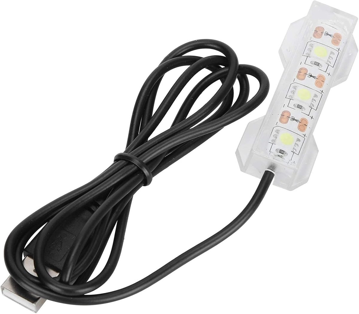 SnelShoppen - Mini LED Aquarium Licht - Soft LED Lamp voor Visbak Mini Decoratie - Duurzame LED Lamp voor Planten - Lichtgewicht en Makkelijk te Gebru